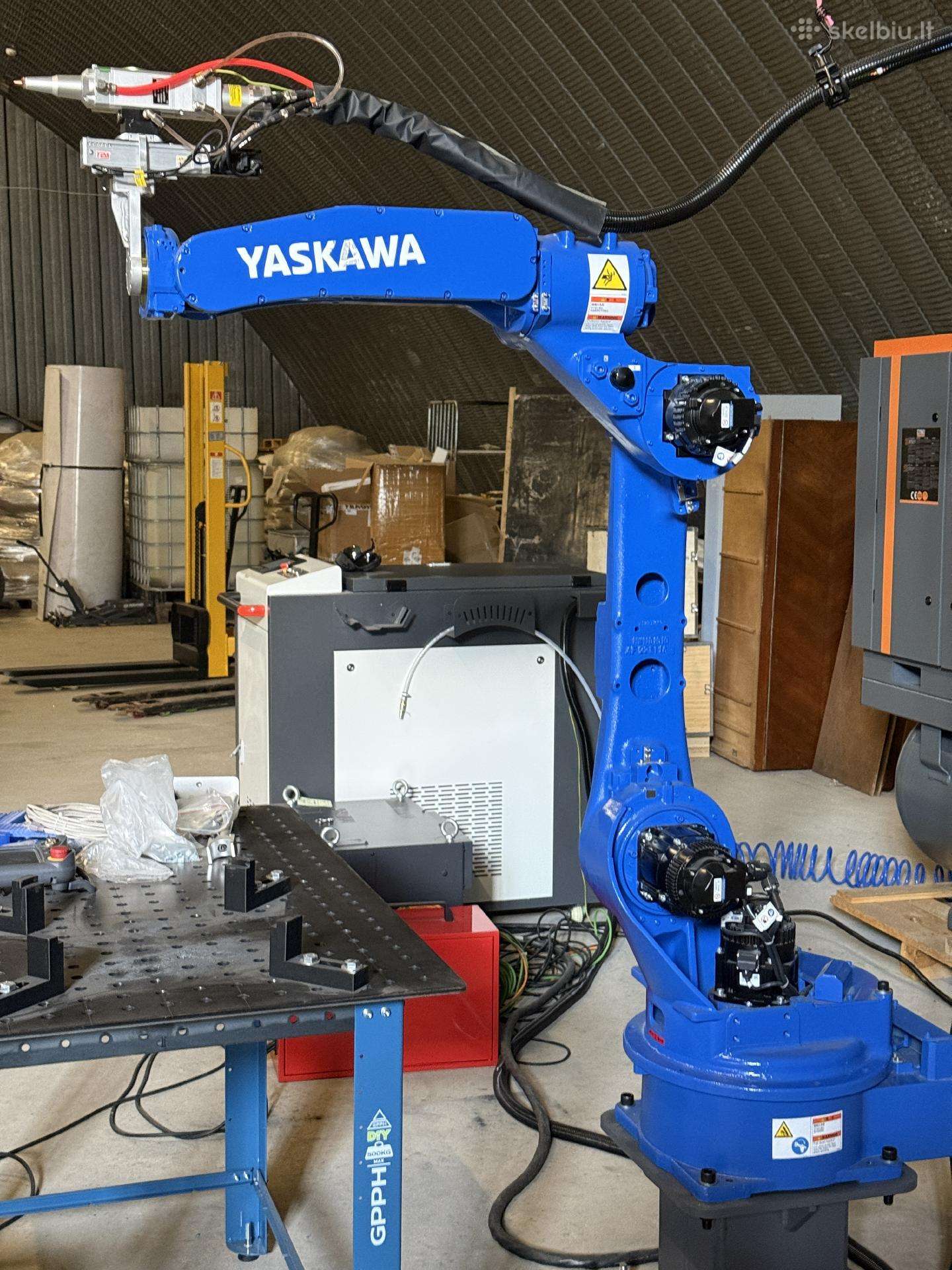 Robotizuota 3D lazerinio pjovimo sistema Yaskawa