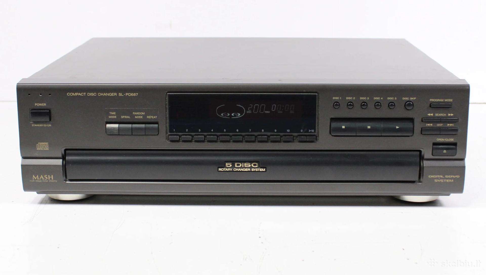Technics SL-pd687 (5 diskų grotuvas)