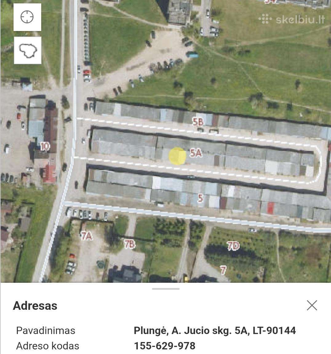 Parduodu Garažą Plungė, A.jucio skg. 5a