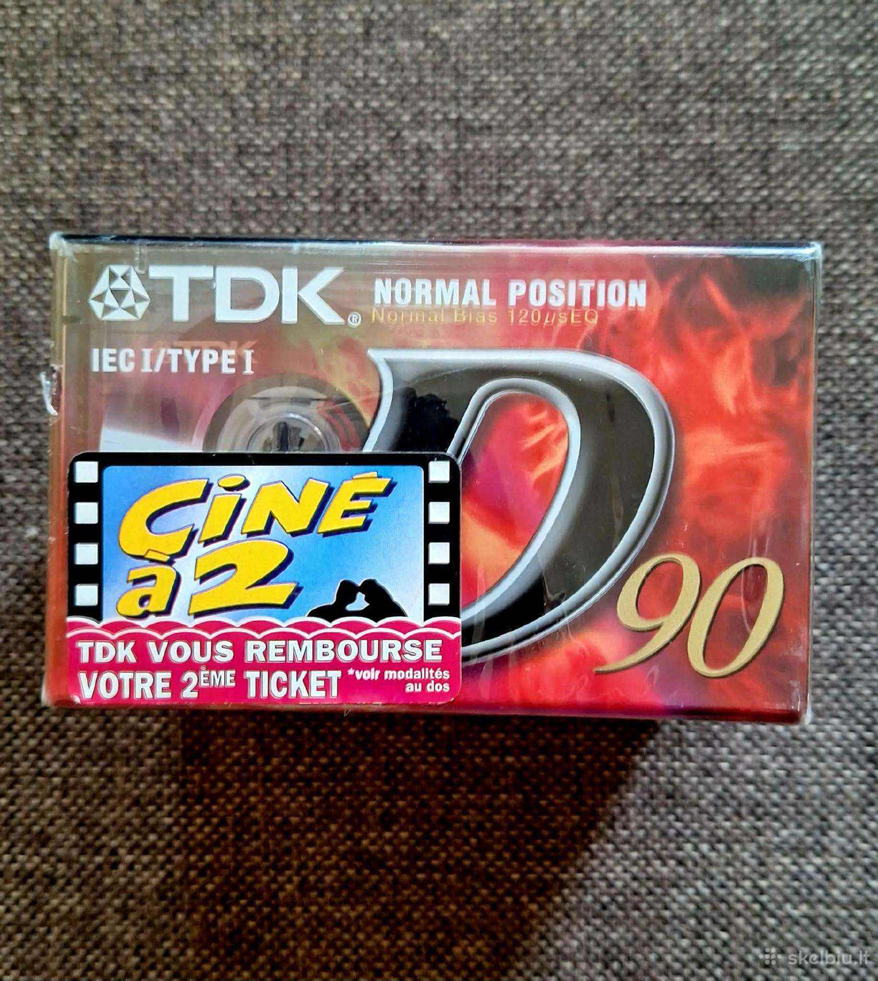 Tdk D kasetės