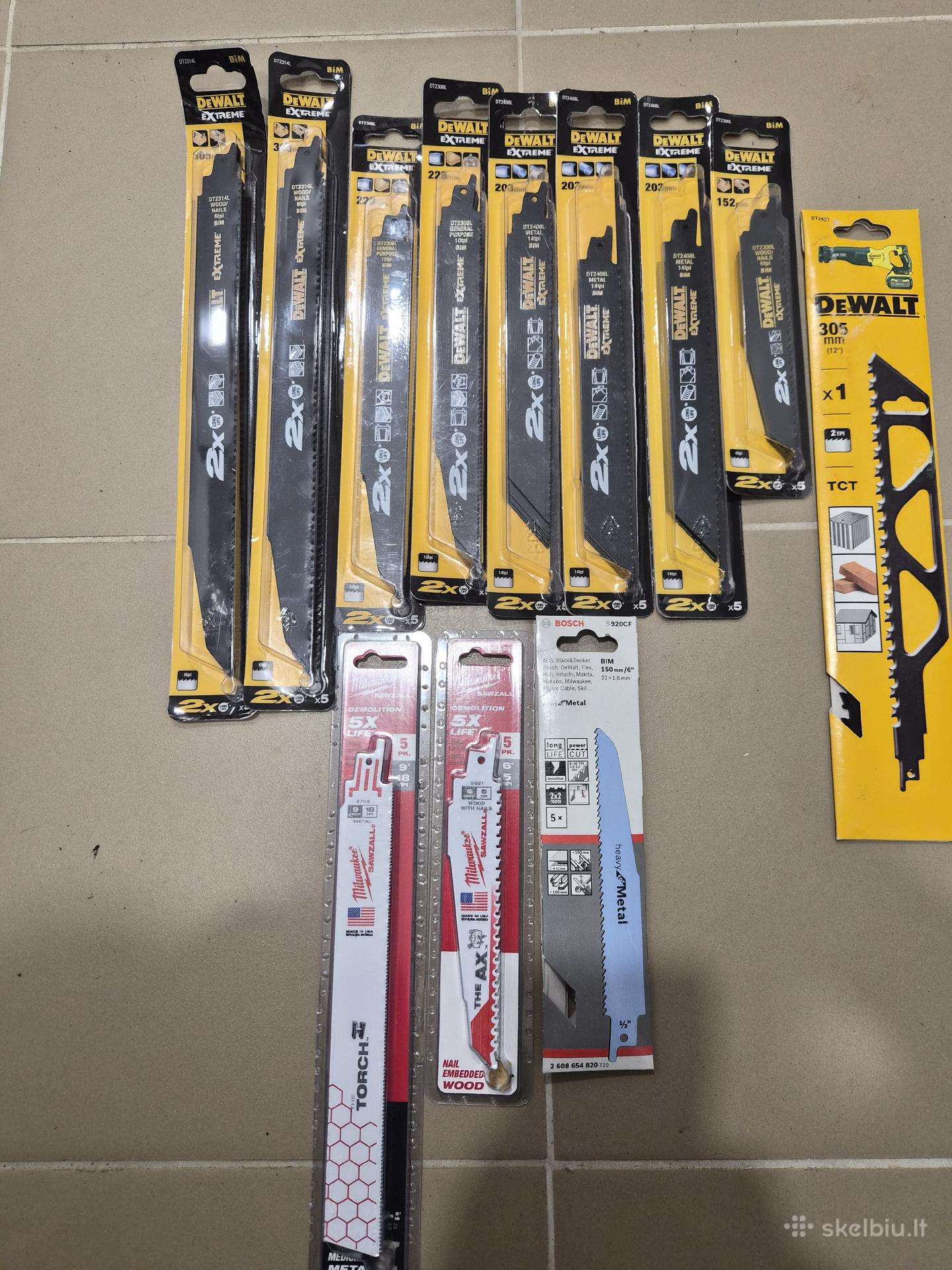 Dewalt extremm tiesinio pjuklai
