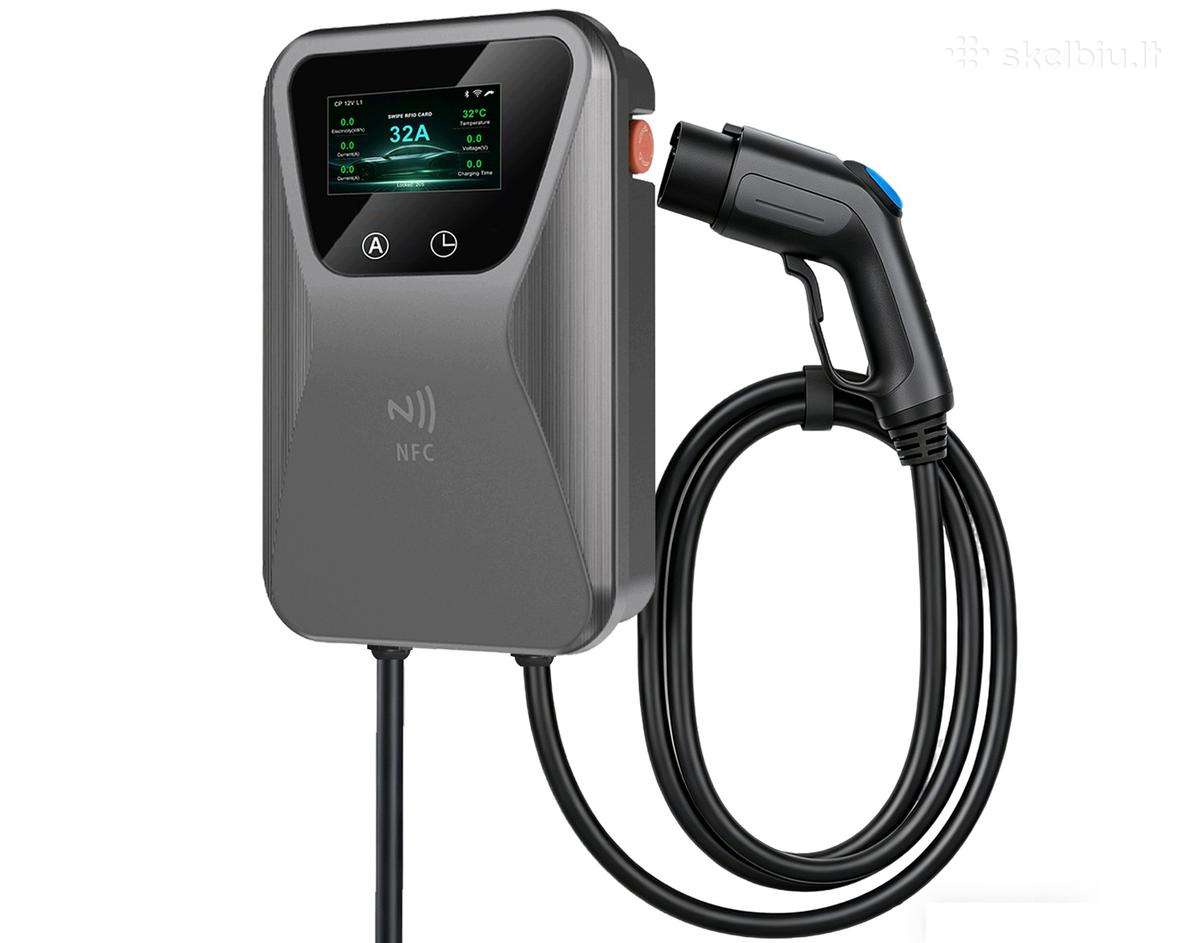 Wallbox Type 2 11 kw Ev įkrovimo stotelė, 7m