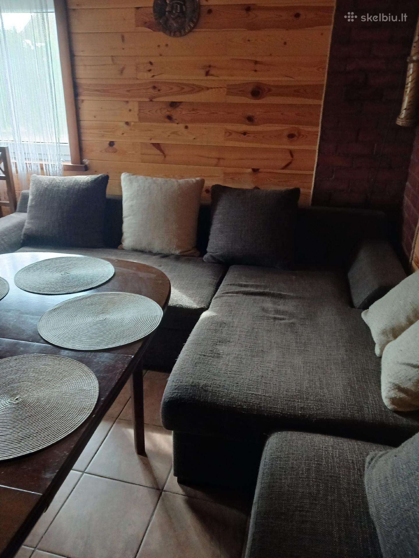 Kampinė sofa- lova