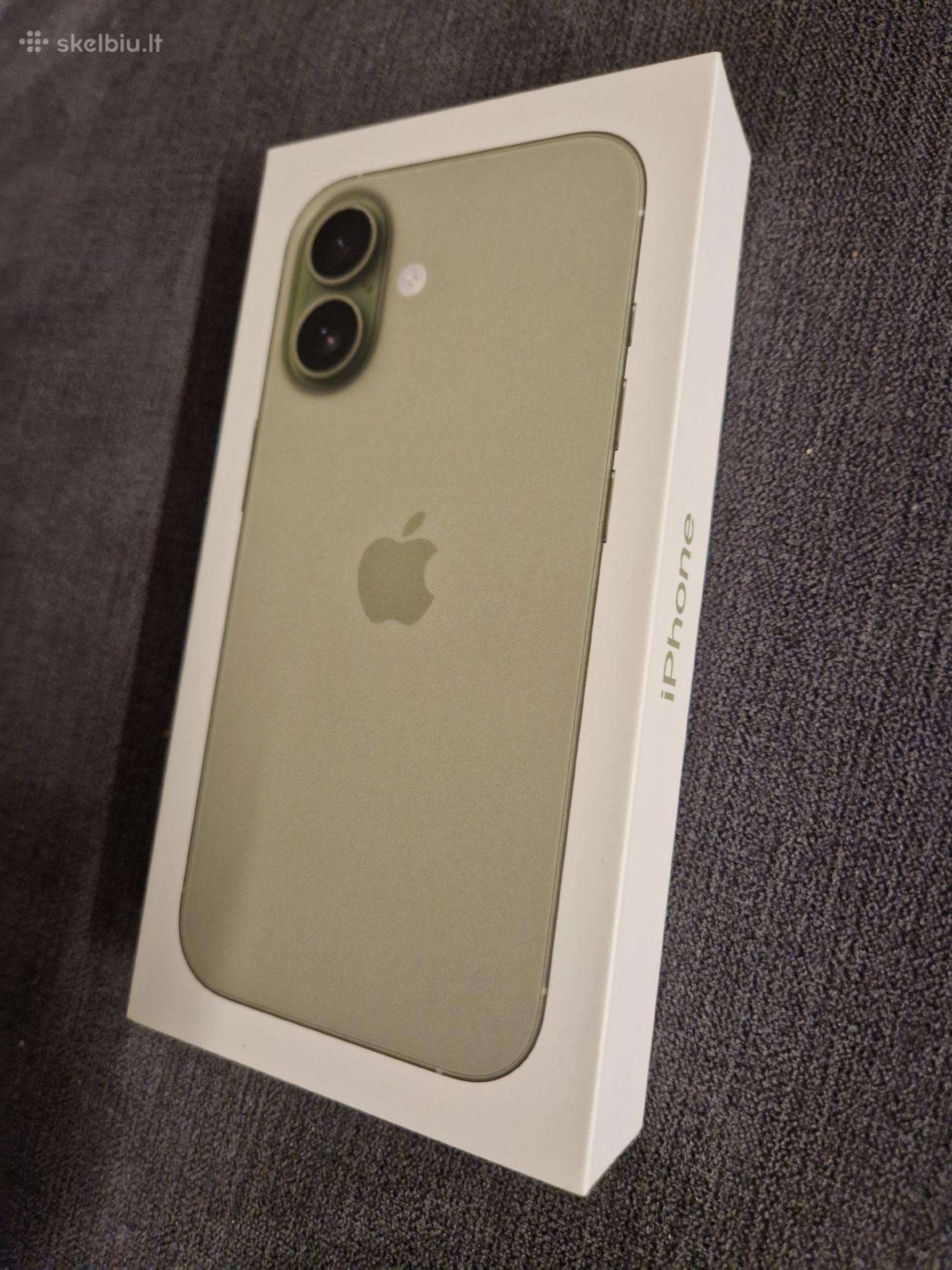 iPhone 17 256gb Sage green 24 mėn garantija neišp