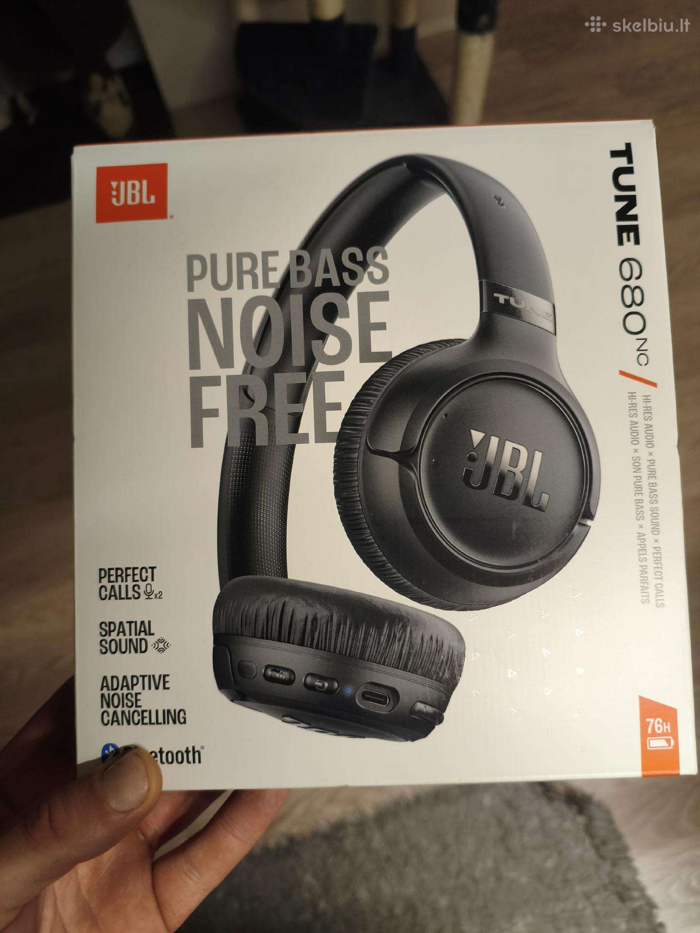Naujos belaides Ausines Jbl tune 680nc