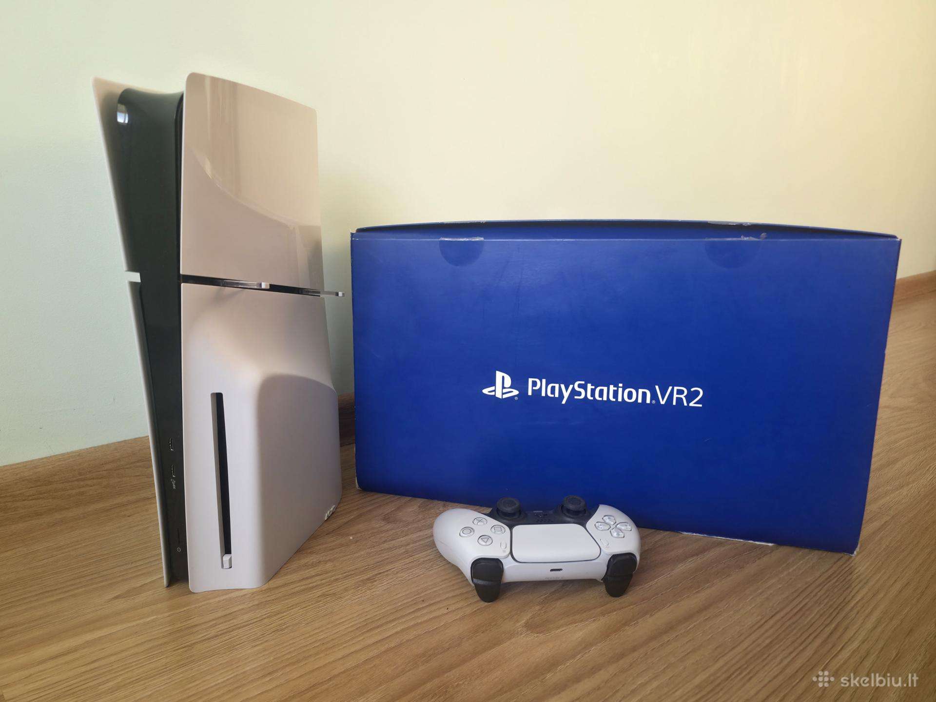 Ps5 slim diskine + vr2 akiniai