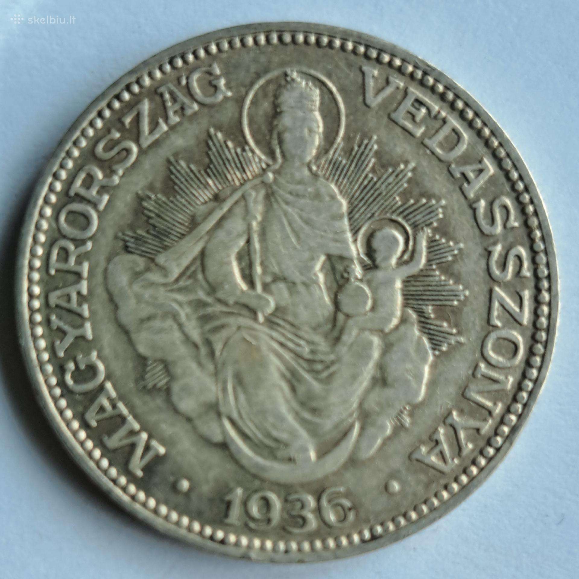 1936 Vengrija 2 pengės