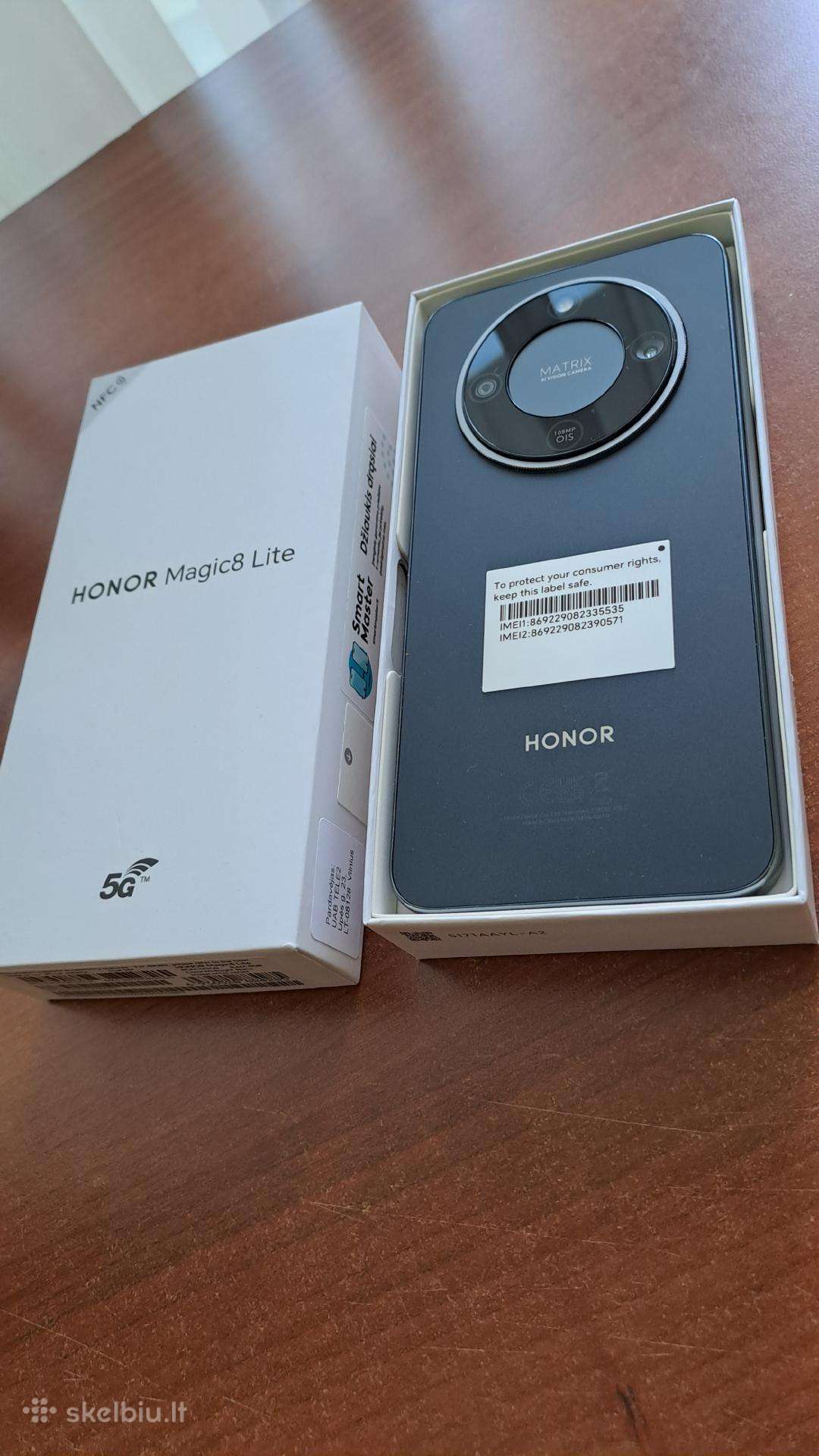 Visiškai naujas Honor Magic 8 lite