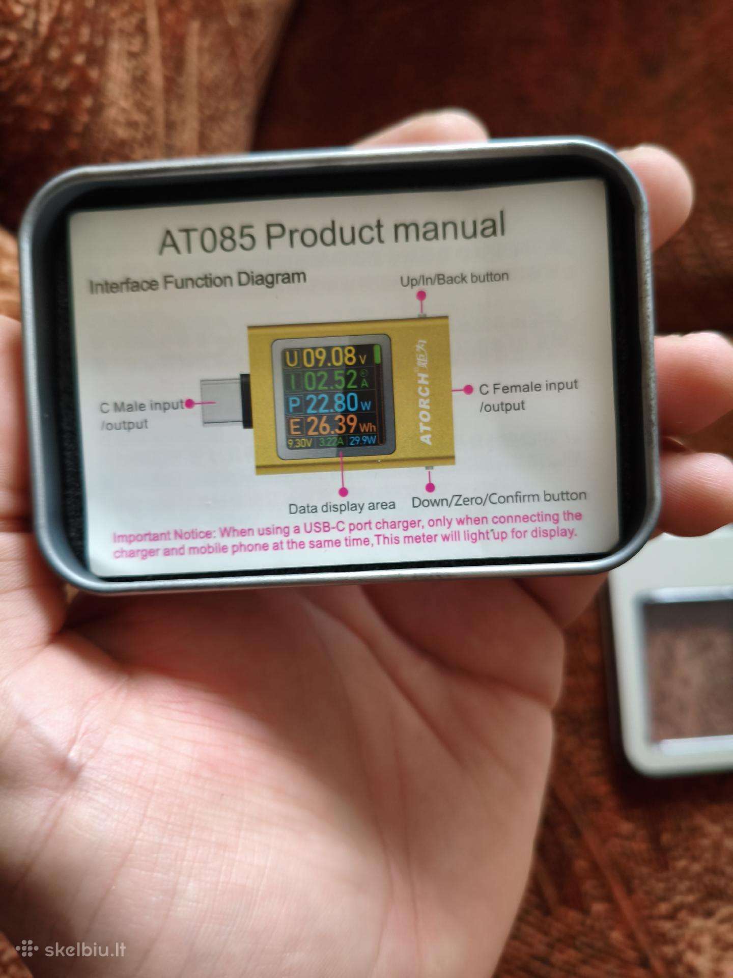 Naujas Usb-c testeris / matuoklis