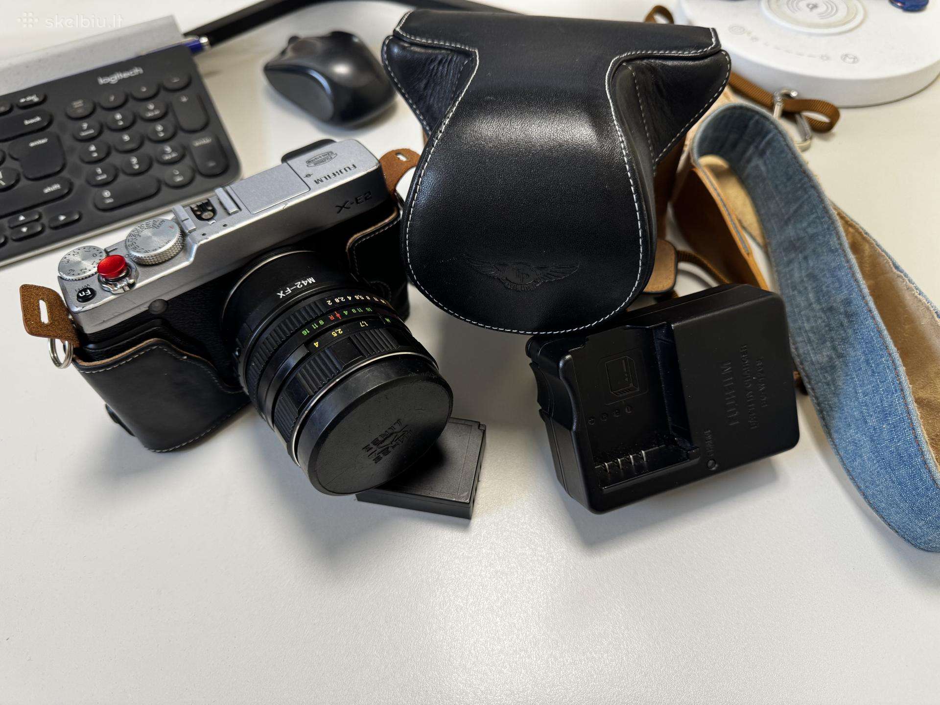Fujifilm sisteminis fotoaparatas su priedais