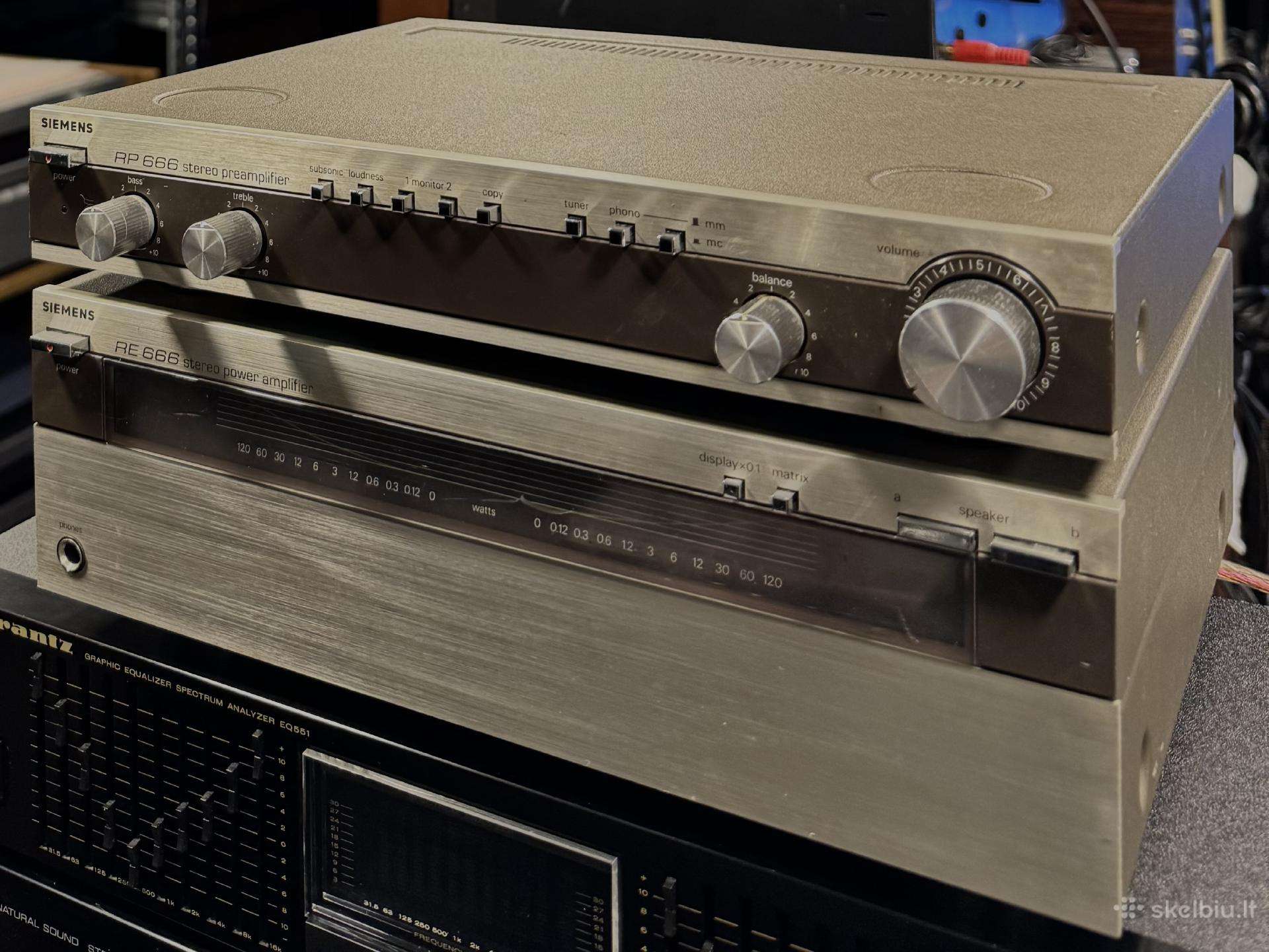 Siemens rp-666 ir re-666 / stiprintuvai