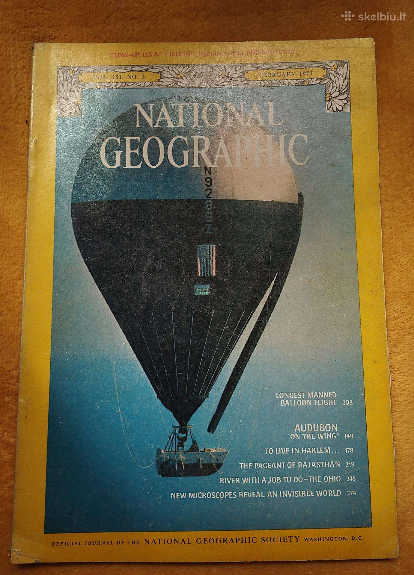 1970-80 m. „National Geographic“ žurnalai