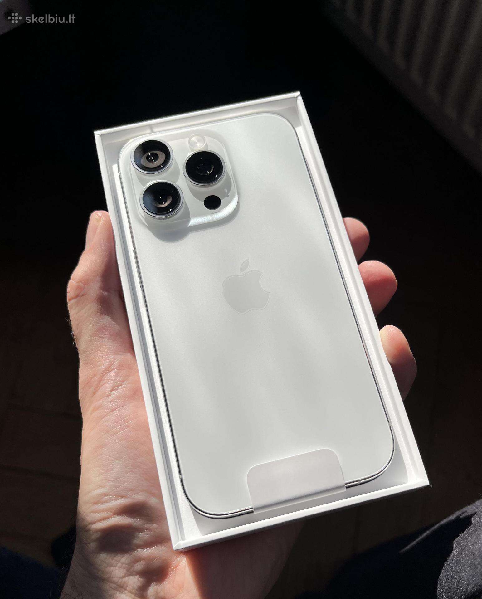 iPhone 16 pro white titanium 256gb