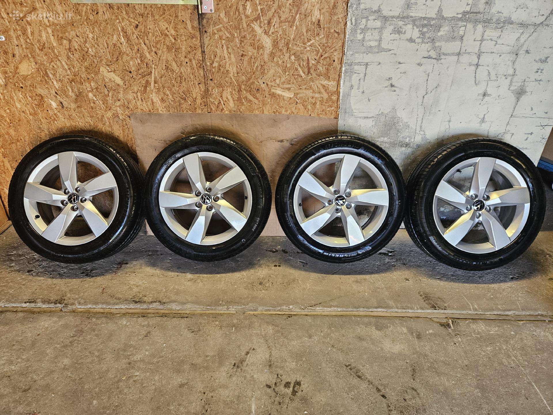 VW ratlankiai su padangomis