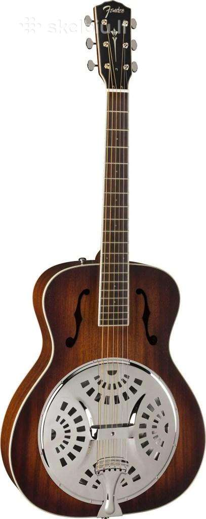 Fender Pr180 elektroakustine rezonatorine gitara