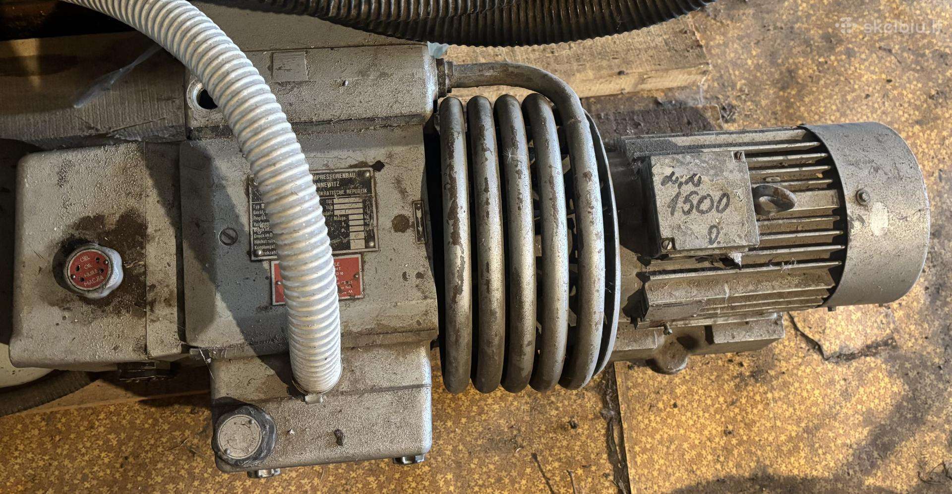Vakuumo siurblys nuo CNC centro