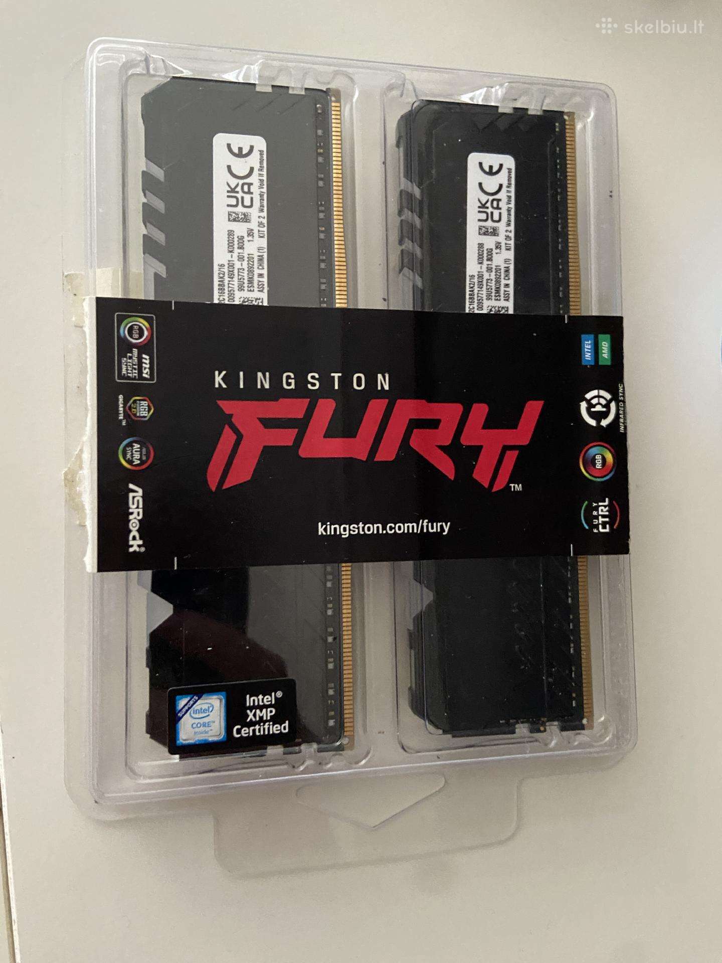 2x8gb 3200mhz ddr4 Kingston fury (pc dimm)