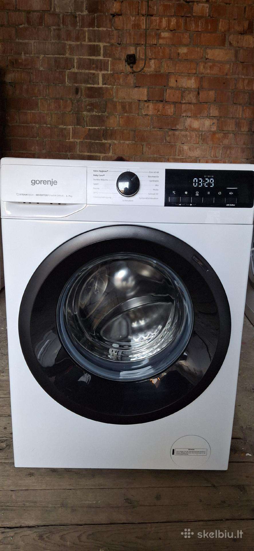 Skalbimo mašina "Gorenje" 2022.08m 7kg