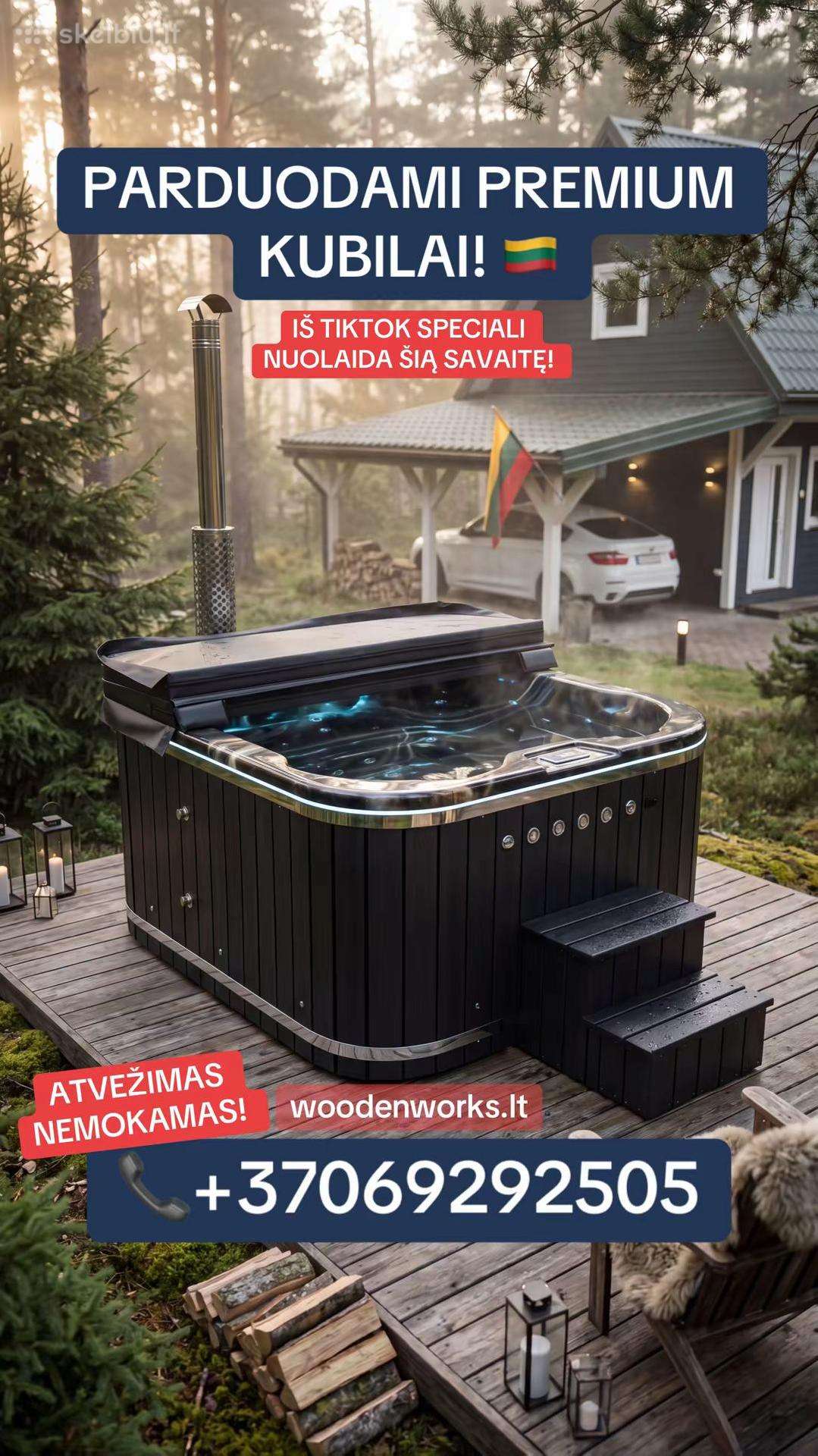 Skandinaviški Premium kubilai / atvežame