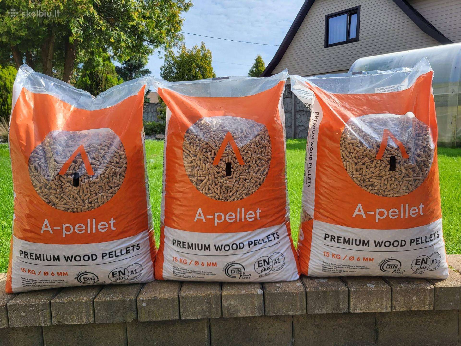 Medienos Granulės A-pellet