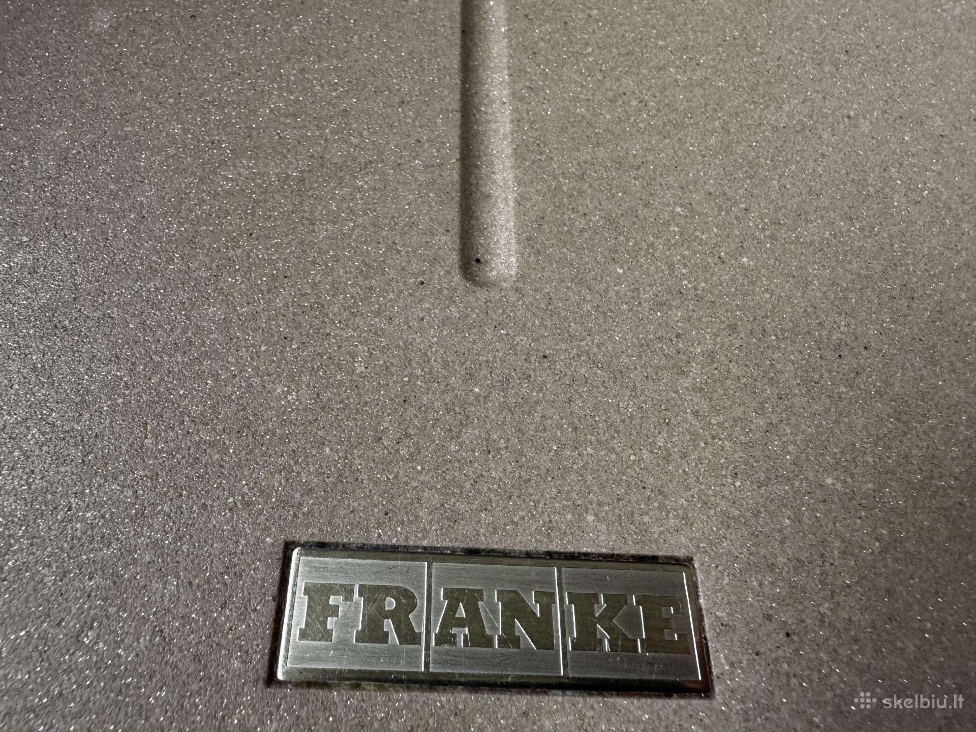 Kriauklė Franke, granitas. 62 cm x 50 cm x 20 cm