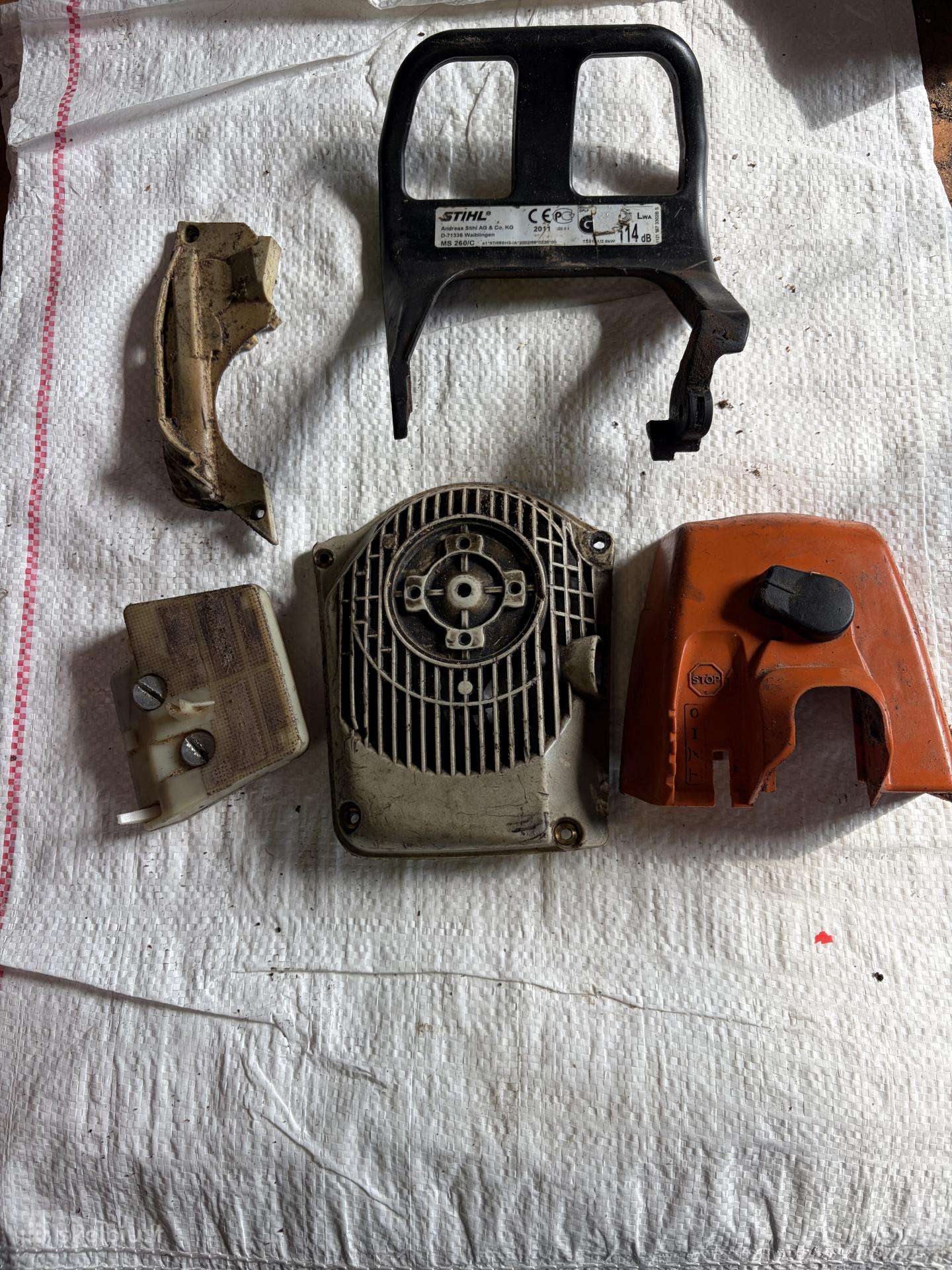 Originalios Stihl Ms 260c dalys
