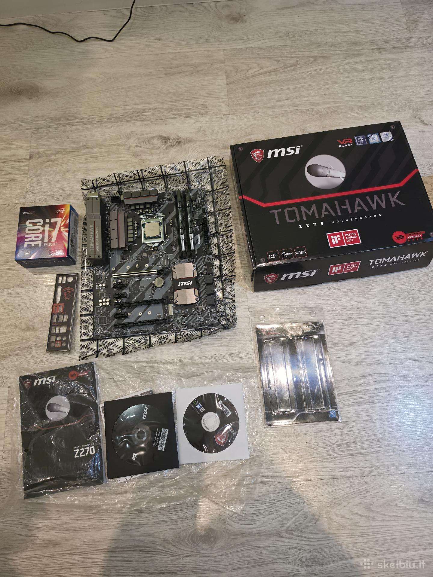 Kompiuterio komplektas Proc+mot+RAM