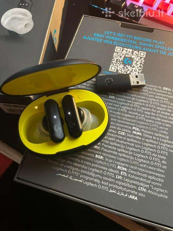 Žaidimų Ausinukai Logitech G Fits