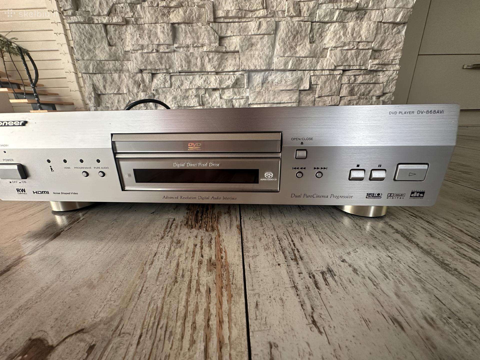 Pioneer dvd grotuvas Dv-868avi