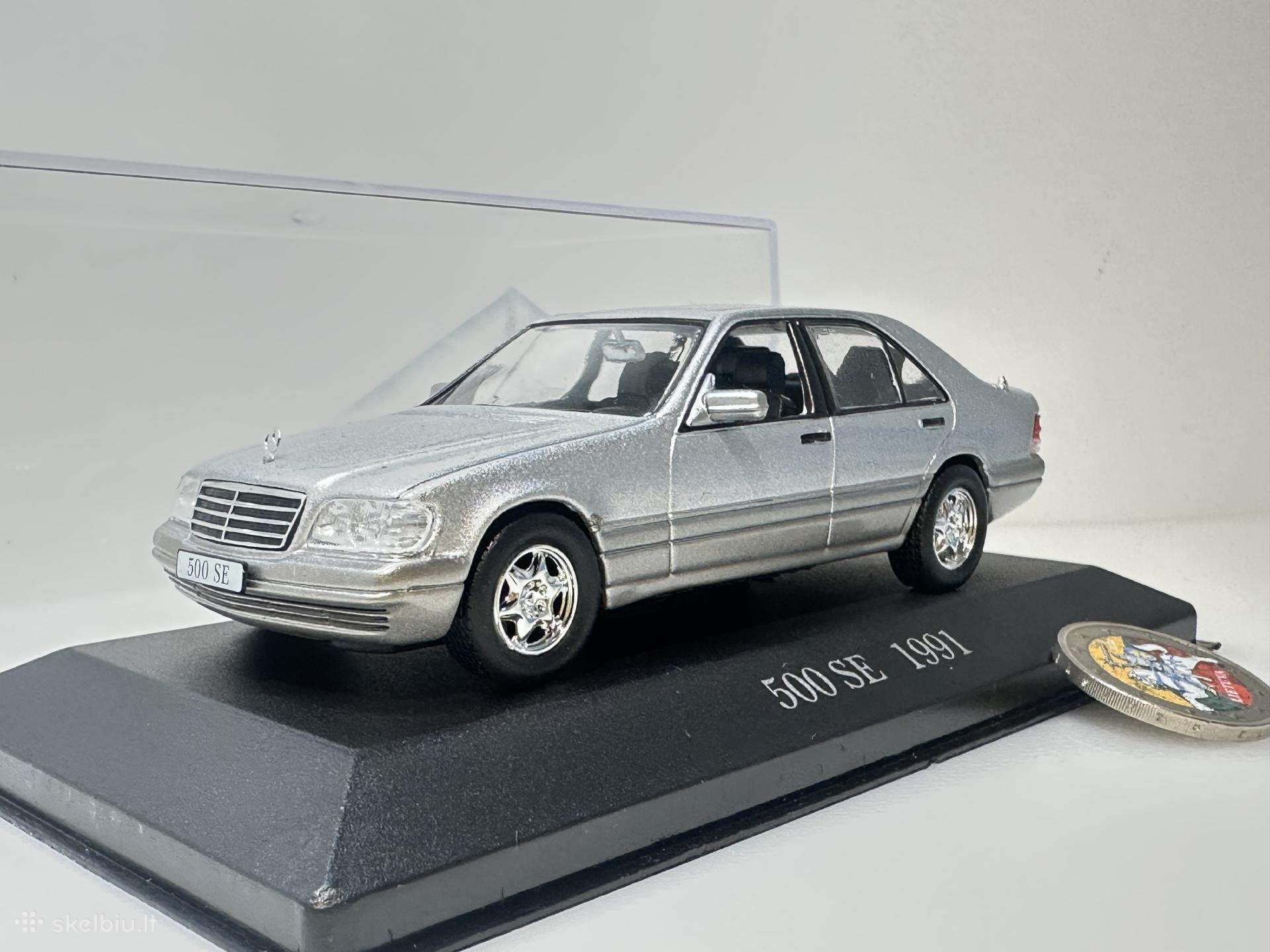 Mercedes-benz 500 Se W140 1991 sidabro 1:43 De