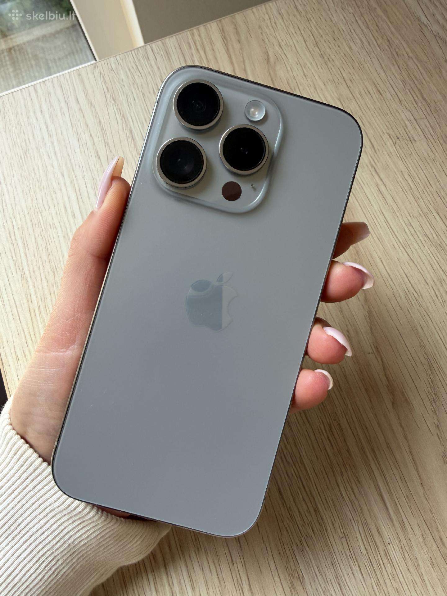 iPhone 15pro 256gb idealios būklės