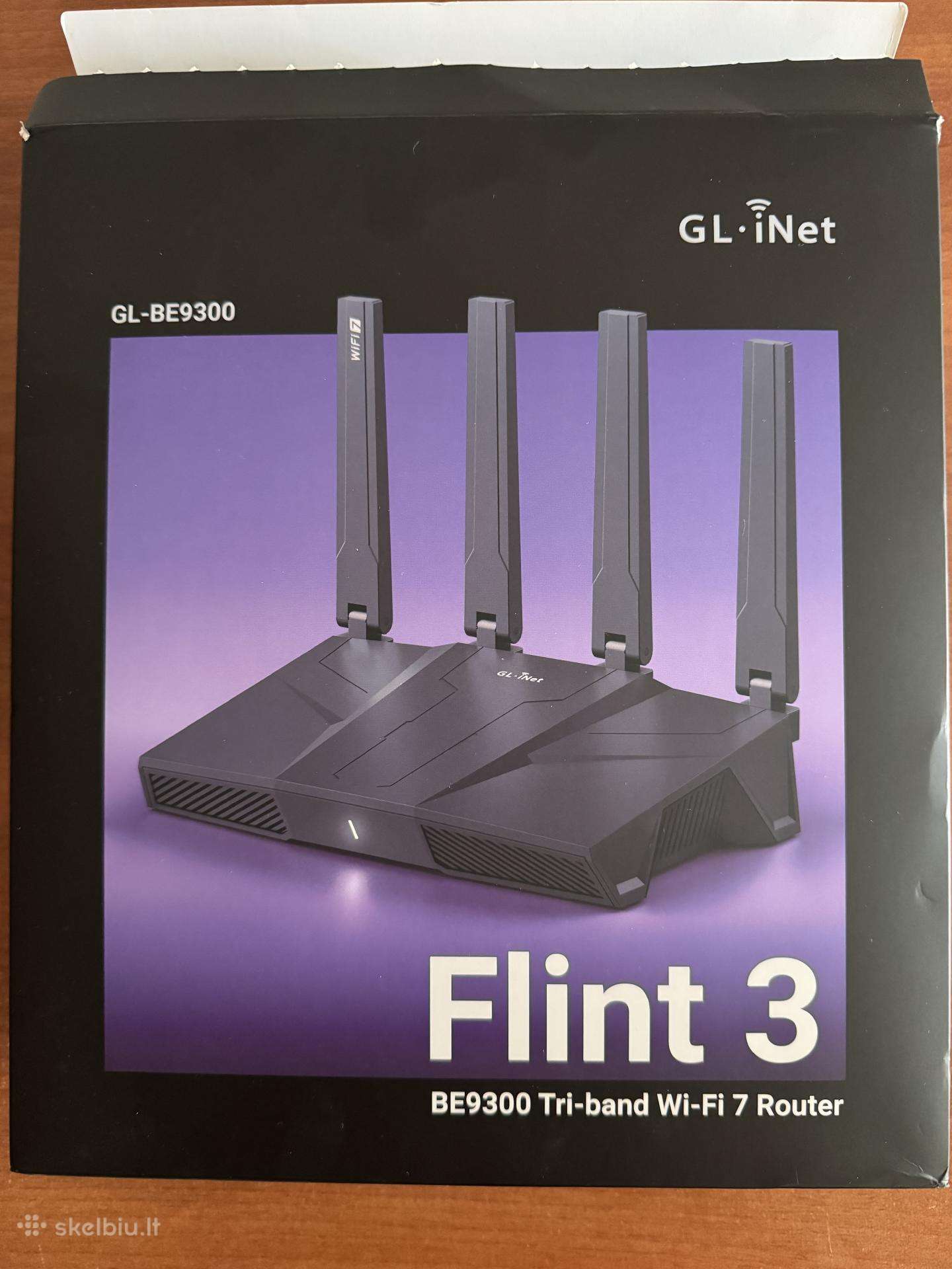 Gl.inet Flint 3 (gl-be9300) Tri-band Wi-fi 7