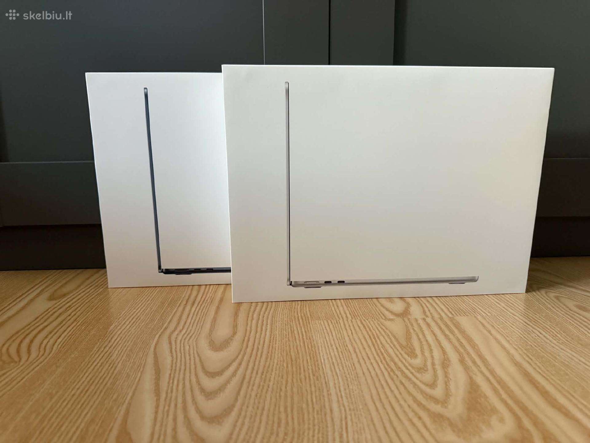 Nauji MacBook Air 13 M5 16/512gb midnight, silver