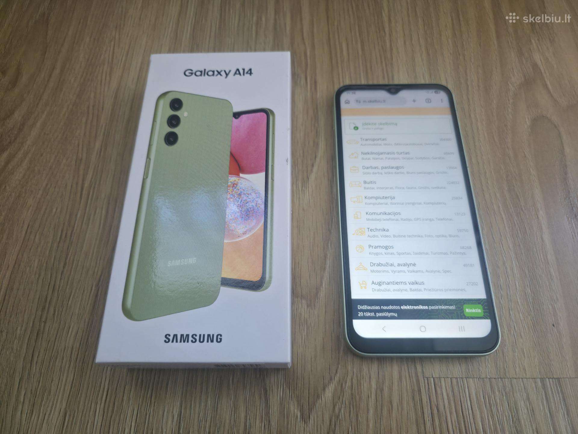 Samsung a14 + 6 deklai