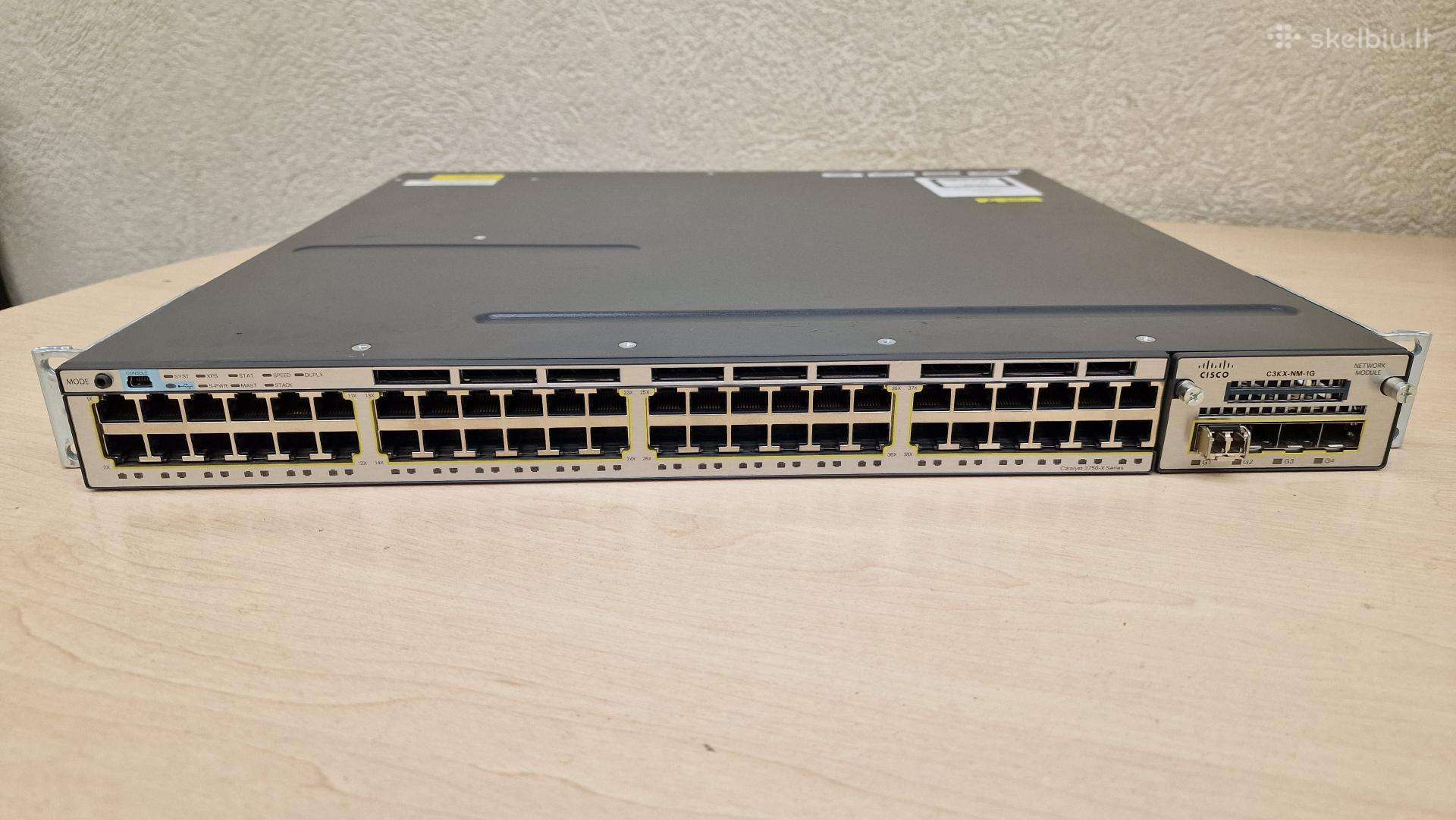 Cisco Ws-c3750x-48t-s switch