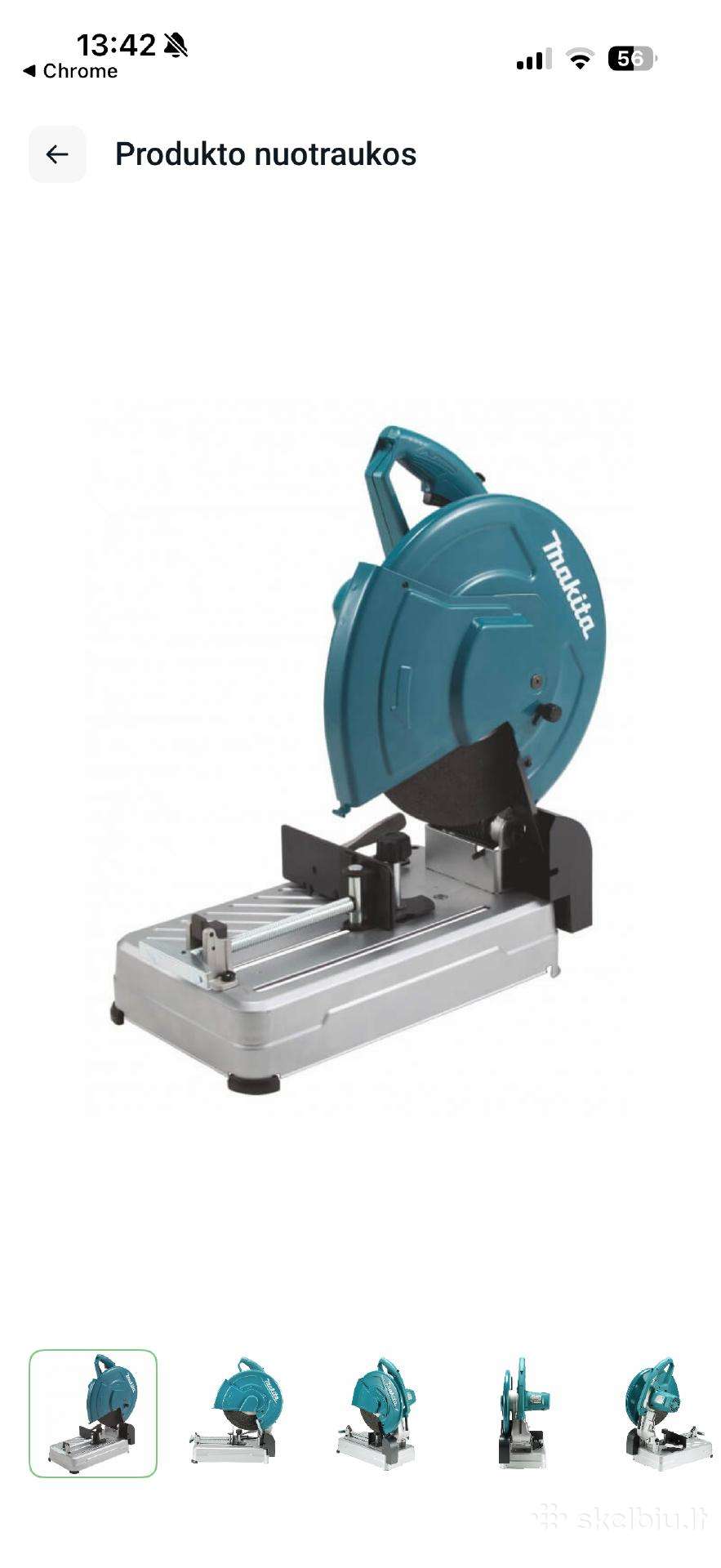 Elektrinis diskinis pjūklas Makita Lw1400, 2200 W