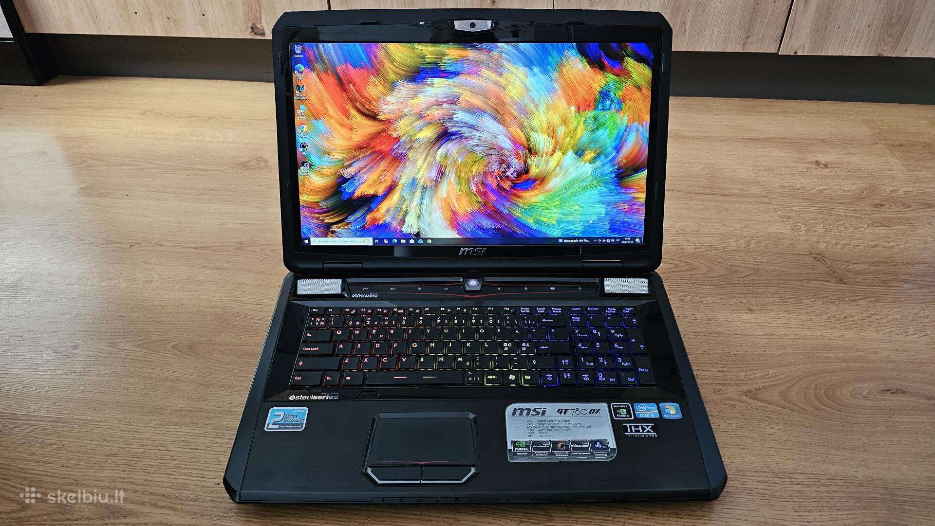 Msi Gt780 Dx i7/16gb/480ssd+640hdd/17.3 nvidia