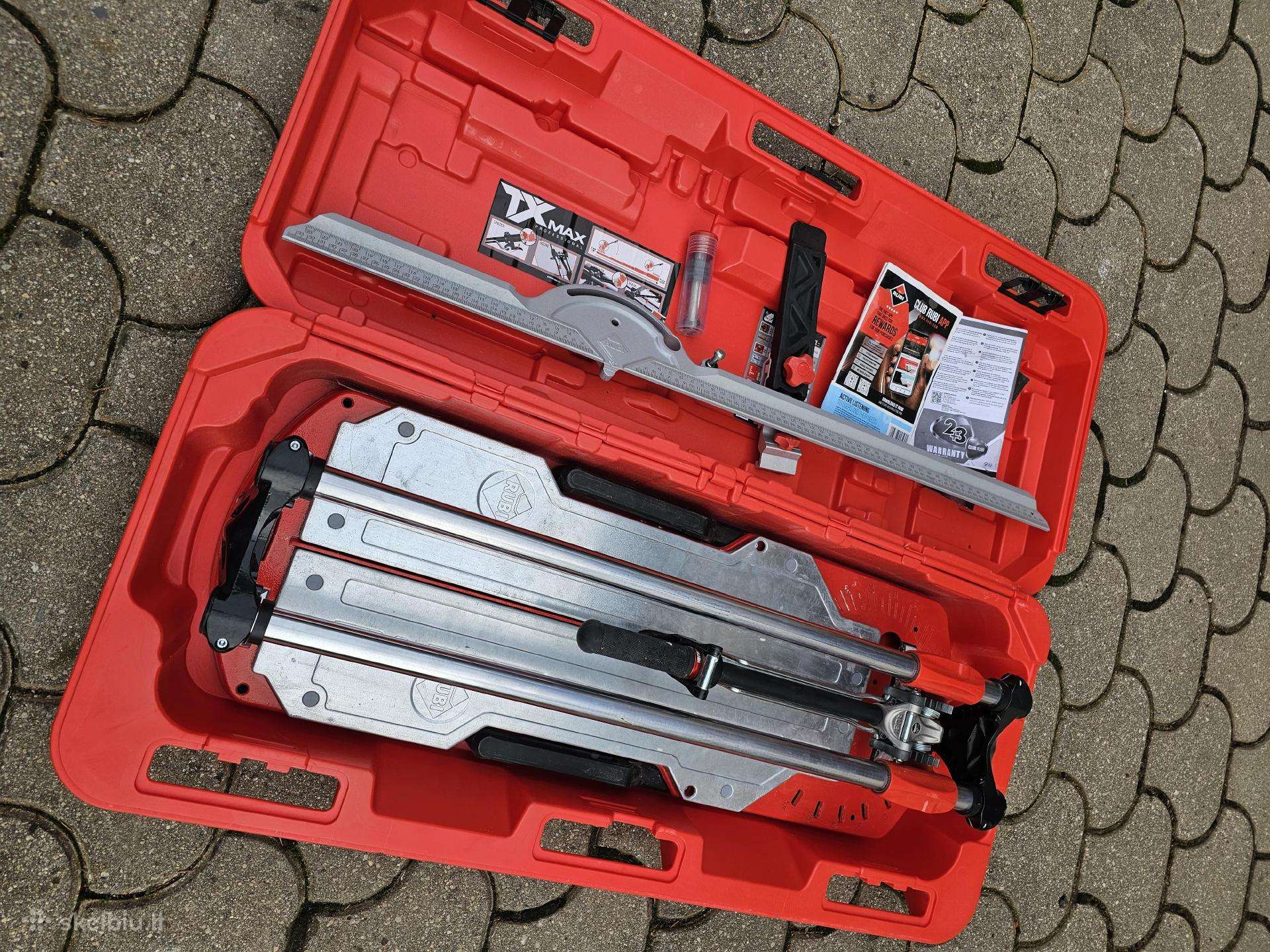 Plytelių Pjaustyklė Rubi Tx-710 Max su dėžę.