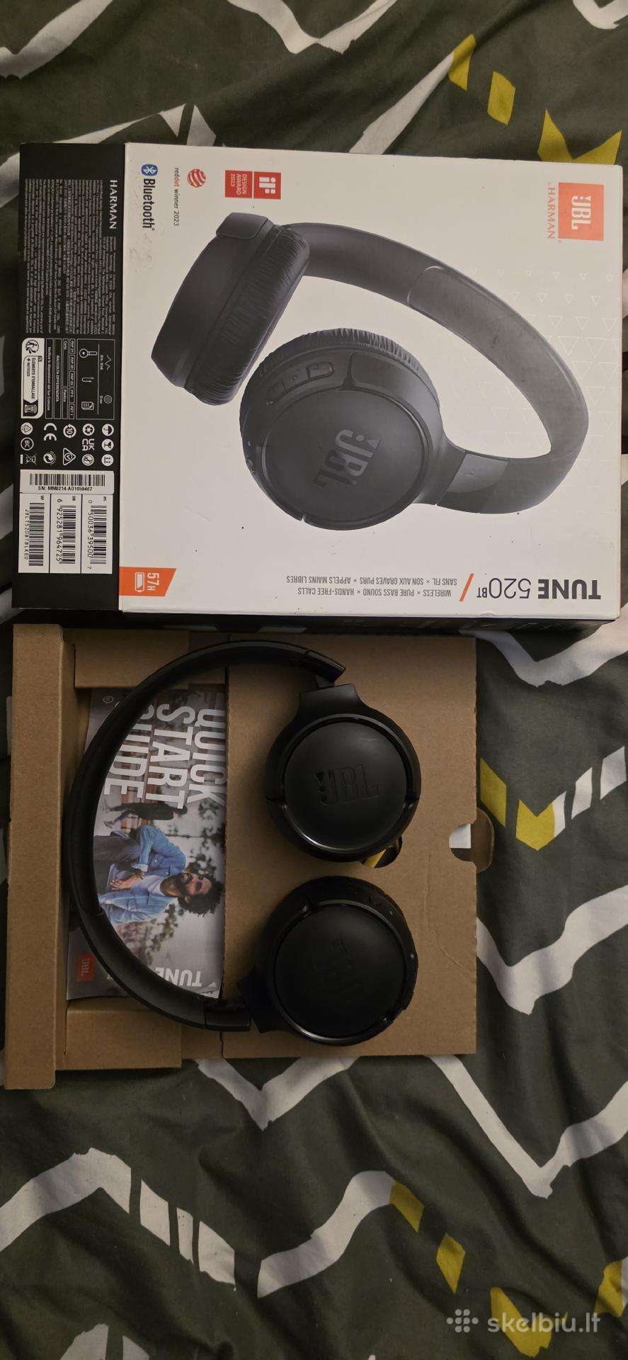 Parduodu mažai naudotas jbl tune 520bt
