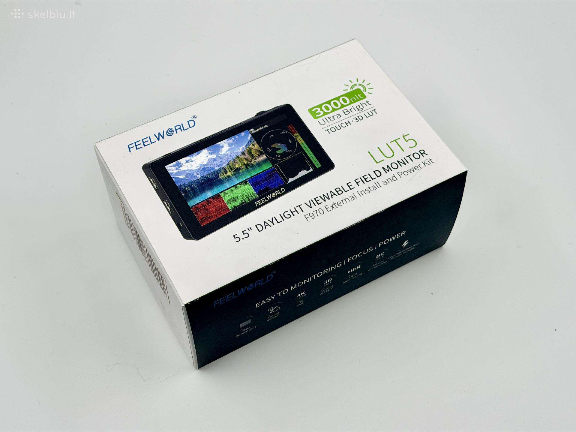 Feelworld Lut5 monitorius (3000 nits, 5.5") – Būkl