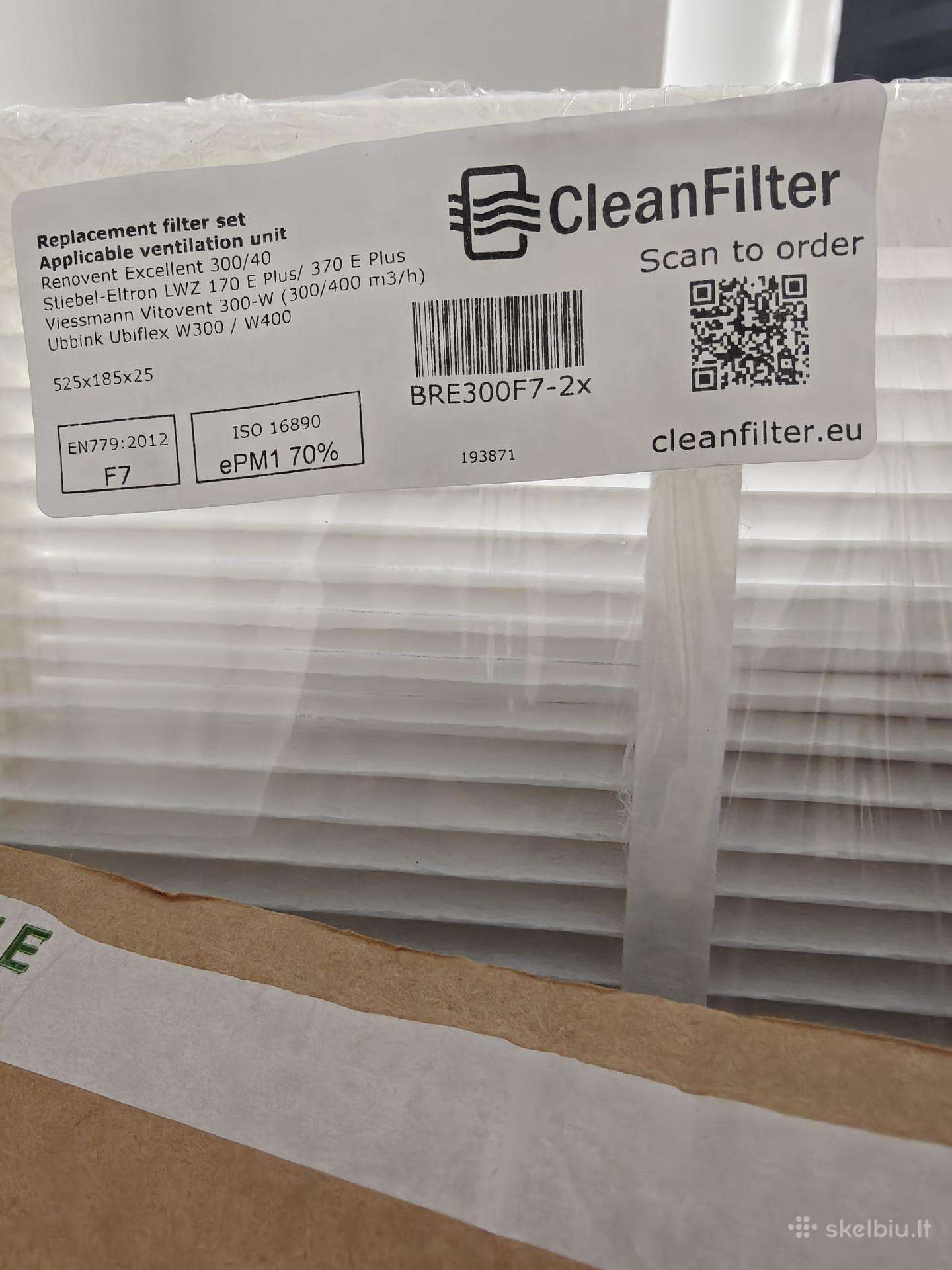Filtras Renovent Excellent 300/40
