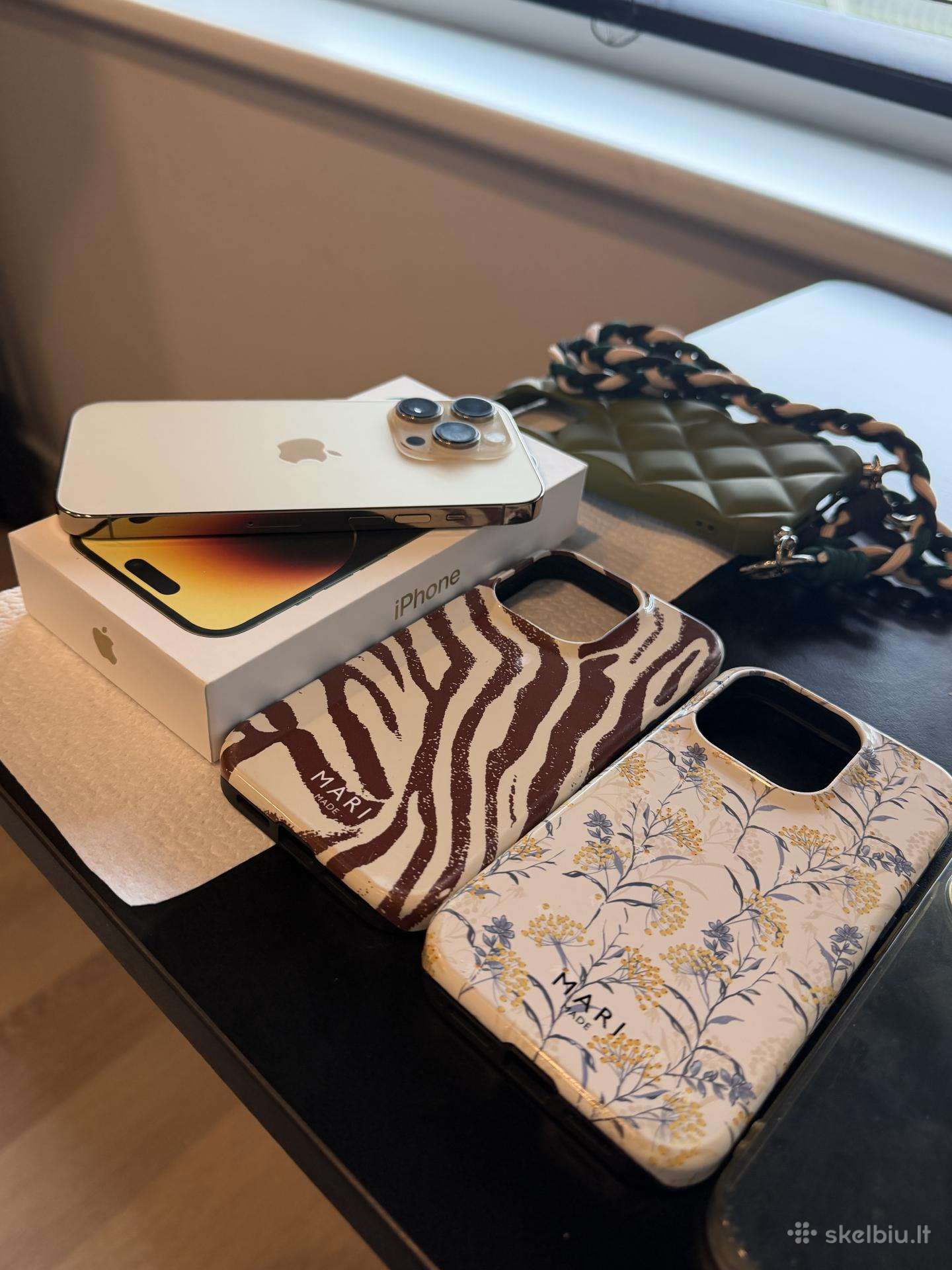 iPhone 14 Pro Gold aukso sp.