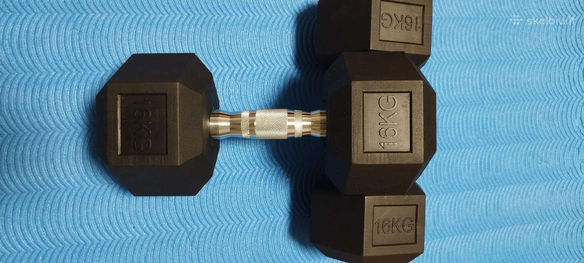 Šešiakampiai gumuoti, visiškai nauji 2 16 kg