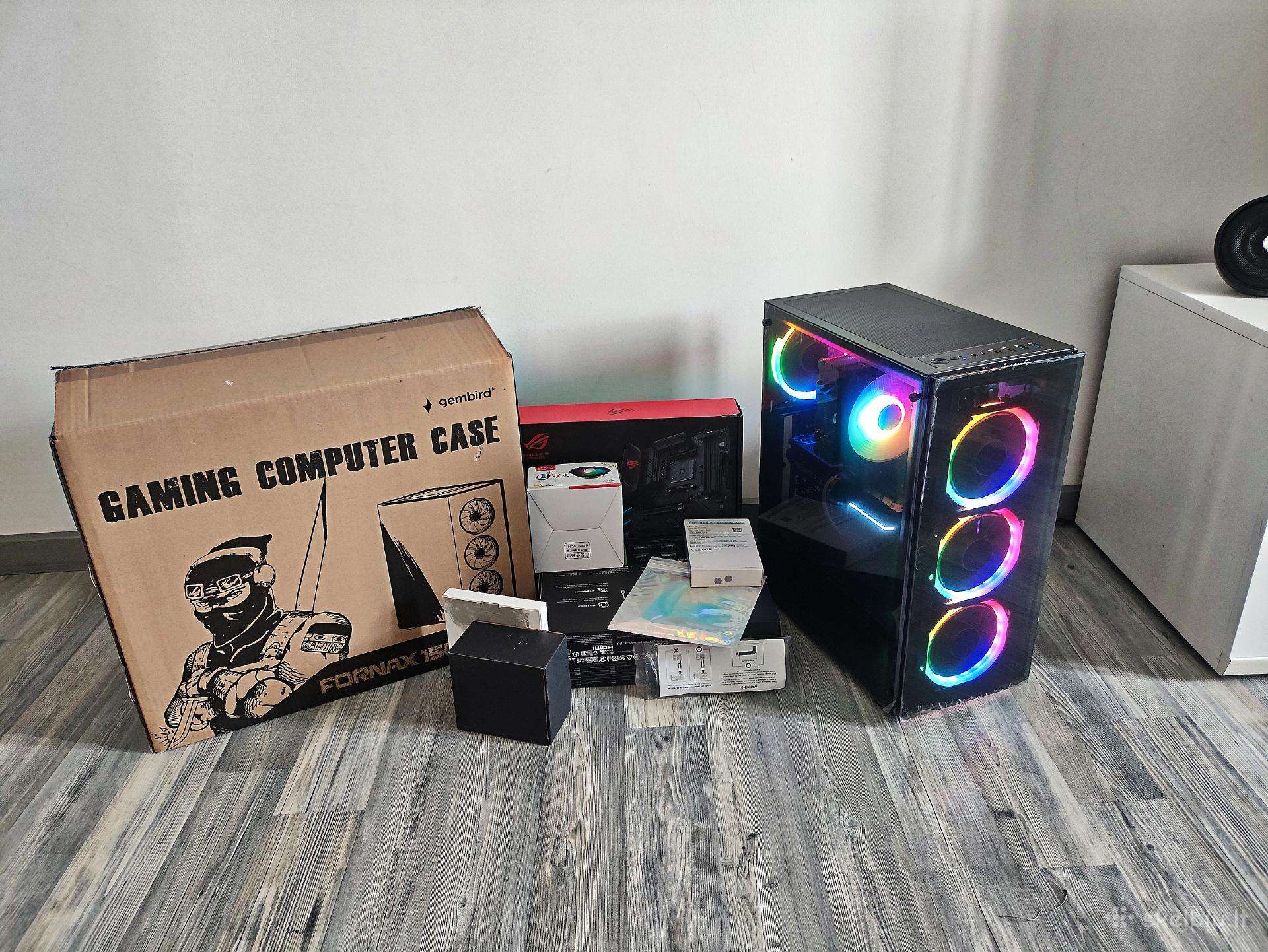 Pigiai! Naujas Rtx 4070 Ryzen 5600x 32gb SSD 2tb