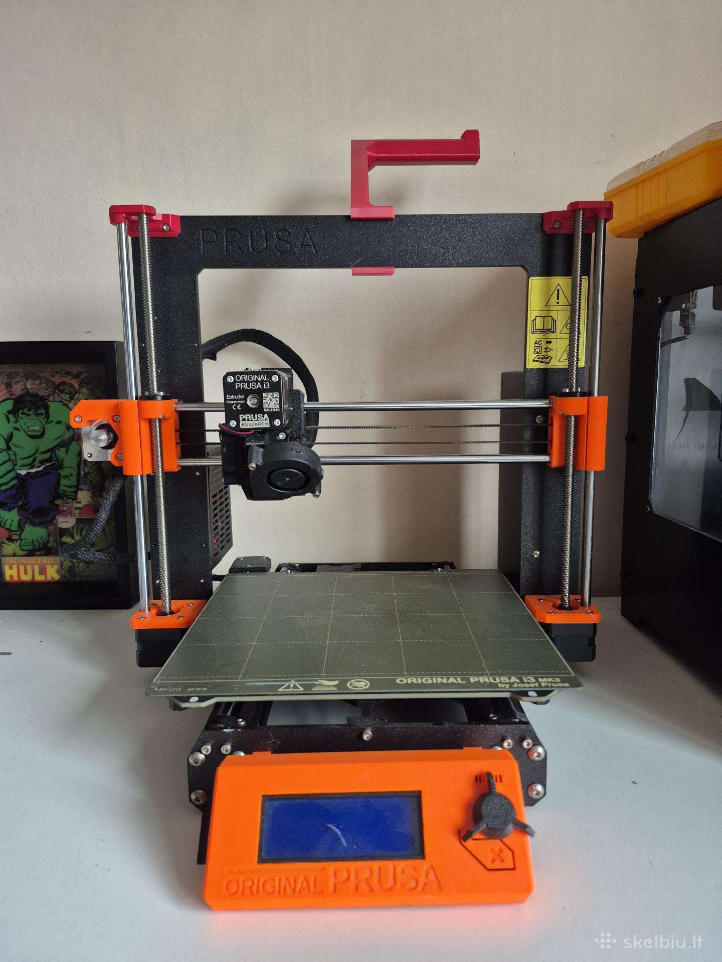 Prusa Mk3s+ 3D spauzdintuvas