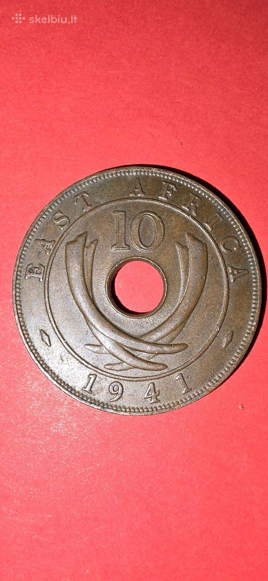 Rytų Afrika 10 centų 1941