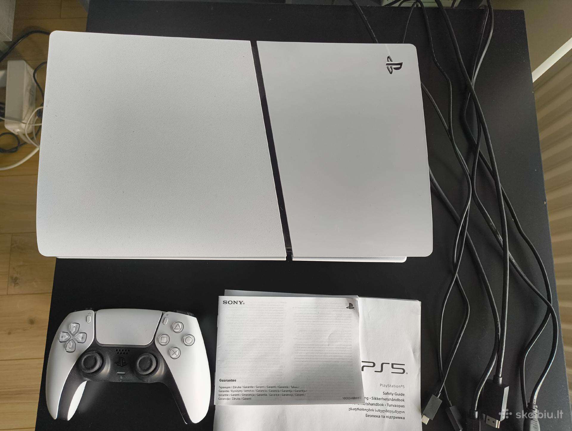 Ps5 slim 1tr disc + garantija 11 men.
