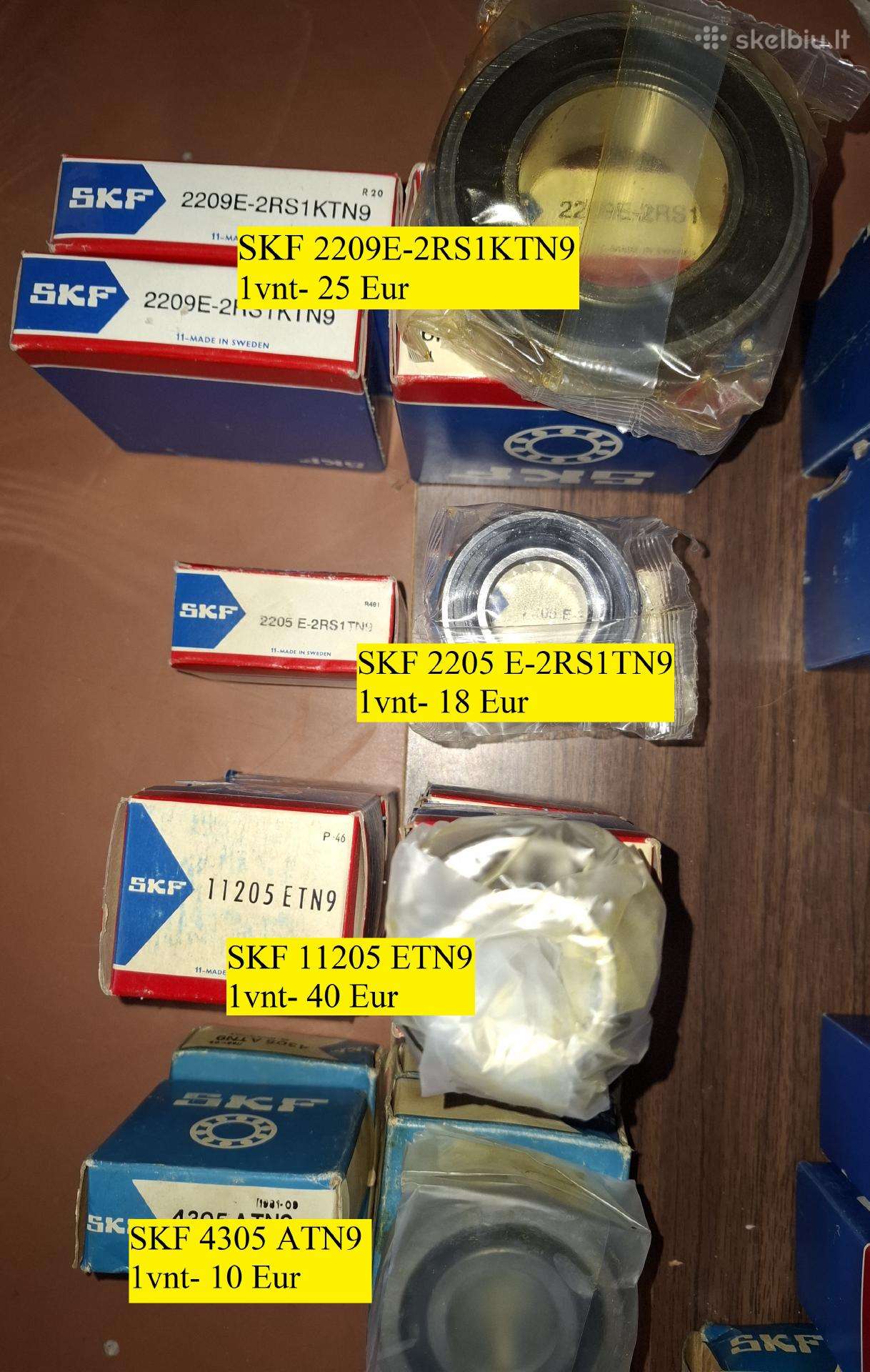 Guoliai Skf, Fag, nauji