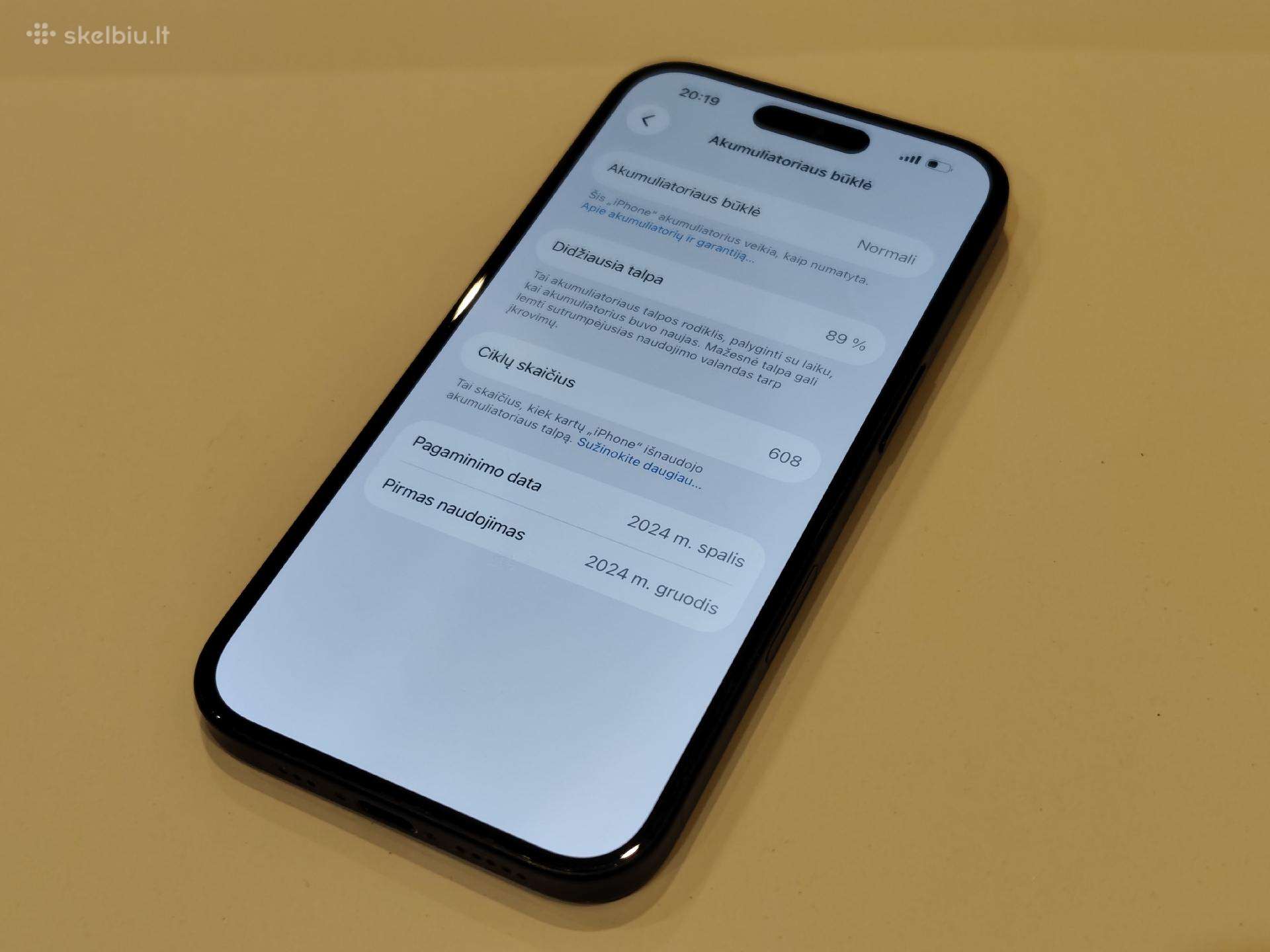 Parduodu iPhone 16 128 GB