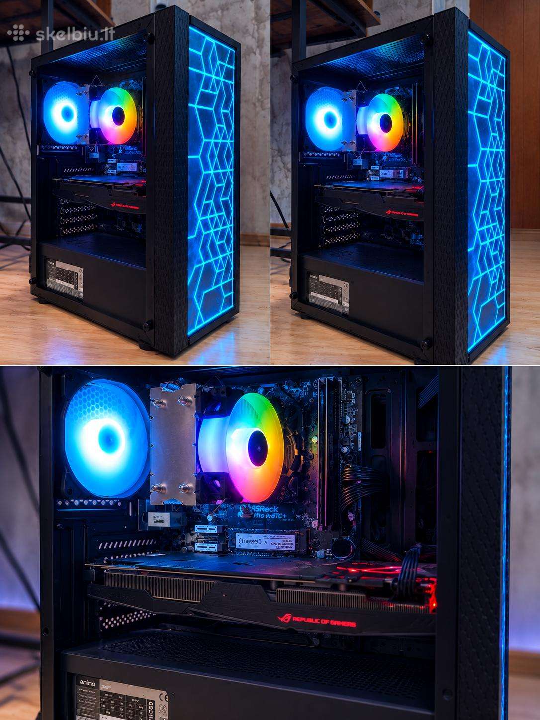 Gaming Pc i5-7500 Rx 480 8gb 16gb RAM 512g